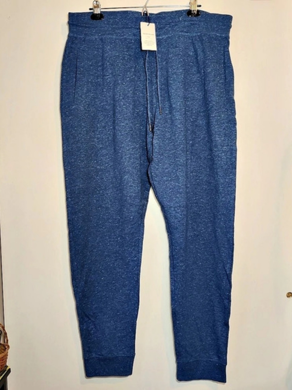 Peter Millar Crown Seaside Lava Wash Jogger Sweatpants Heather Blue Mens XL NWT